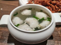 鲜嫩黄花鱼丸汤-将相和·海鲜蒸饺大连菜