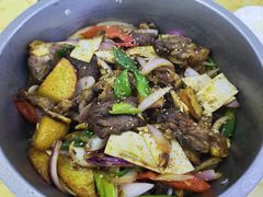 -炕锅羊肉土火锅面片大王