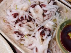 芥末白灼八爪鱼-贞姨美食·老字号海鲜大排档