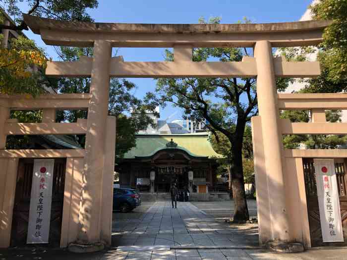 坐摩神社-"以前一直想来坐摩神社看看,因为坐摩神社的.