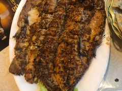 烤虹鳟鱼-山乡农家院(海淀区西北旺店)