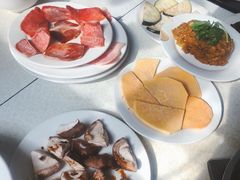 鸡蛋炸馒头片-大槐树烤肉馆