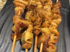 烤鸡皮-喜悦小串海鲜烧烤大排档(高新万达店)