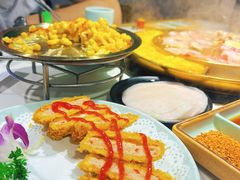 虾饼-猪啊牛呀羊啊铜盘烤肉(正大广场店)