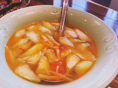 笋干丝瓜番茄汤-虎哥私房菜(馒头山店)