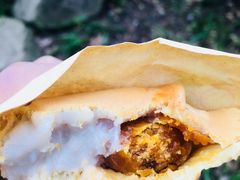 芋泥咸蛋黄车轮饼-馋嘴诱惑