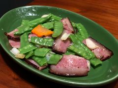 老川味腊肉炒荷兰豆-君悦酒店·1881·北京烤鸭