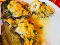 粉丝蒸扇贝-鑫悦楼煎蟹·16年海鲜大排档