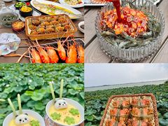 -七的湖·晚芳亭·阳澄湖农家菜·大闸蟹(莲花岛店)