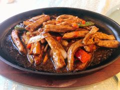 铁板黑椒牛柳-北京长城饭店-21层中餐厅