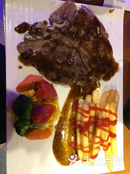 山姆大叔美式休闲餐厅(上海路店)t骨牛排图片 - 第53张