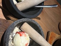 石烧香草冰淇淋-烧肉达人•炭火烧肉(新天地店)