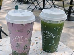 车厘子酸奶抹茶-LA MATCHA抹茶吧(进贤路店)