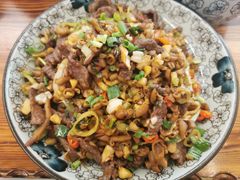 牛肉鸡肠炒面-跃跃鸡肠面(人民北路店)