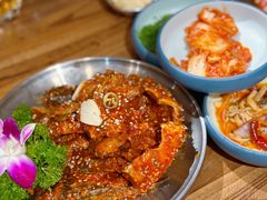 -明洞阿姨·韩式酱蟹烤肉·创意料理(三元桥店)