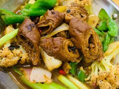 干锅大肠-翰汇居特色农家菜(南汇新城滴水湖店)