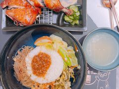 卤炸鸡腿饭-馔豚·台北菜专门店(深圳湾万象城店)