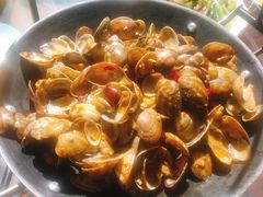 -东来菜馆•手抓海鲜家常菜•海鲜锅贴(鸽子窝店)