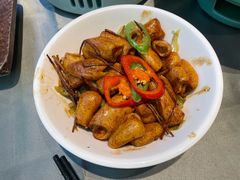 自制水绿菜炒大肠-客家汇·客家传承菜(水库店)