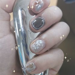 -复古绿·少女主题美甲美睫