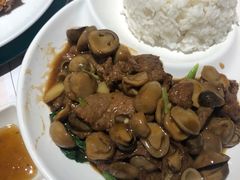 蚝油鲜茹牛肉饭-添饭茶餐厅(天悦龙庭店)