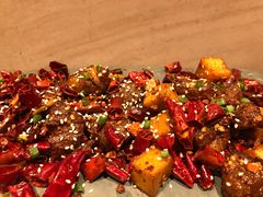 歌乐山辣子雪花牛肉-莲·中餐厅(成都首座万豪酒店)