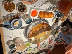 自助调料区-左庭右院鲜牛肉火锅(苏州园区永旺店)