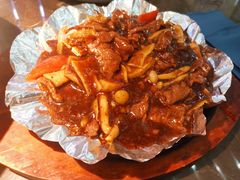 铁板孜香牛肉-老屋印象川菜(世纪东方店)