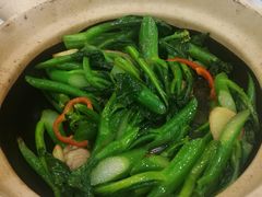 虾酱啫芥兰-勝記酒家·37年老字号·经典粤菜(荔枝公园店)
