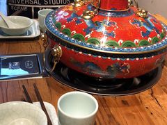 景泰蓝铜锅-贰重天冰煮羊自助火锅(东坝店)