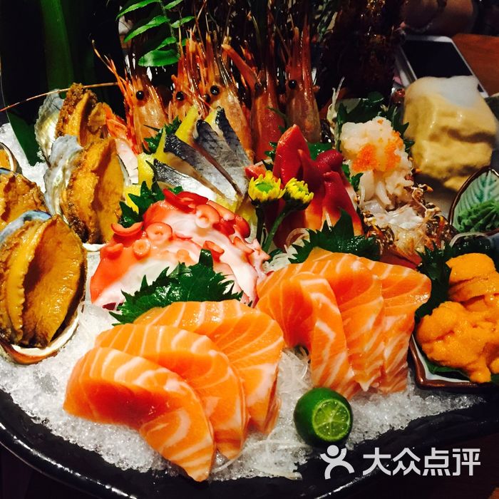 花潮日料艺食馆刺身拼盘图片-北京自助餐-大众点评网