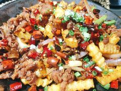 香辣肥肠鸡-嘎嘎鸭脑壳(蜀汉路店)