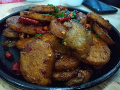 铁板土豆片-李师傅脆肚(梅林店)