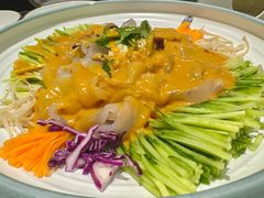 五彩拉皮-添福来墨鱼饺子 · 海鲜东北菜(大连星海·黄浦路店)