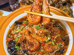 -东来菜馆•手抓海鲜家常菜•海鲜锅贴(鸽子窝店)