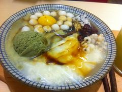 抹茶白玉赤豆碗-半饱日式甜品(ifs国际金融店)