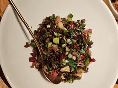 小炒腊肉皮条菌-一坐一忘云南菜(北京skp店)