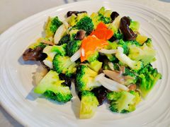西兰花炒菌菇-船歌鱼水饺(高新园区店)