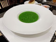 干贝丝菠菜汤-好悦情铁板烧