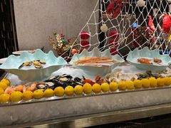 -广州万富希尔顿酒店-感趣自助餐厅·生蚝海鲜刺身