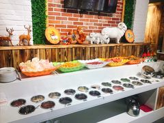 自助调料区-草原塞蛮羊火锅城(港湾店)