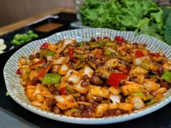 辣炒海灵菇-臻牛烤肉