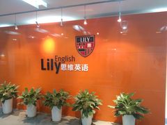 总部前台VI颜色-LILY英语思维馆(花园村店)