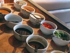 自助调料区-潮牛海记•潮汕牛肉火锅•醉鸡煲•粿条汤(通北路店)