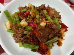 辣皮子炒牛肉-西贝(上海中心店)