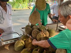 -阿龙榴莲摊