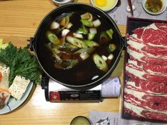 牛肉寿喜锅-花潮料理艺食馆(世欧广场店)
