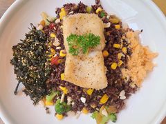 黑椒龙利鱼杂粮碗-青麦家·融合餐厅(江岛智立方店)