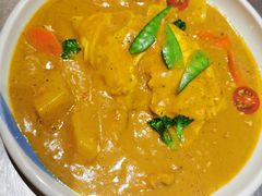 干煎鸡肉咖喱蛋包饭-火山屋台(新街口店)