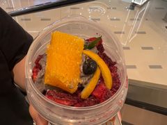 手炒黑金莓桑冰-喜茶(深圳万象城黑金店)
